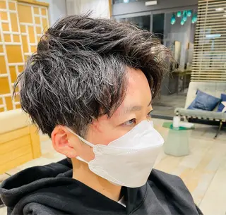 ショート パーマ メンズ すげさやか ✨メンズカットパーマのヘアスタイル