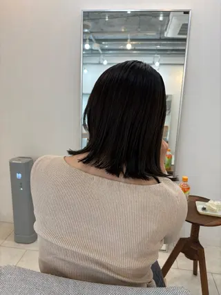ミディアム カラー eri kinjoのヘアスタイル