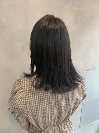 ミディアム カラー ヘアアレンジ ミニボブ/ブリーチ 🌈MISATOのヘアスタイル