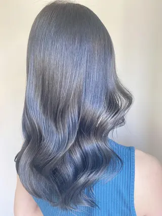 ミディアム カラー ヘアアレンジ Elle✂︎ Riinaのヘアスタイル