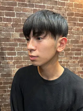 ショート カラー メンズ 久木原 ゆりのヘアスタイル