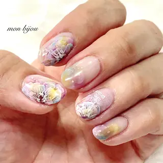 ネイル mon bijou 坪井のネイルデザイン