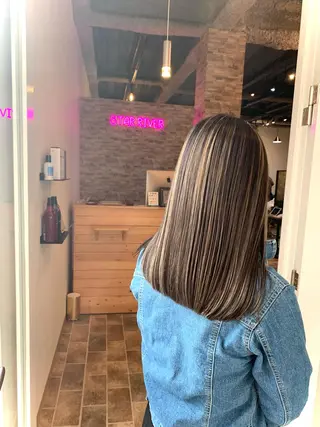 ロング 吉田 聡一のヘアスタイル