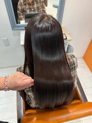 ロング 🍊髪質改善🍊縮毛 矯正🍊濱野紗奈🍊のヘアスタイル