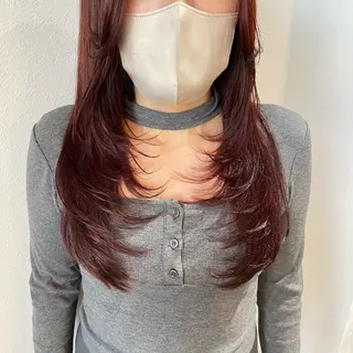 ロング カラー 勢力 星南のヘアスタイル