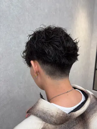 パーマ メンズ 曲がる縮毛矯正🌟 メンズアイブロウのヘアスタイル