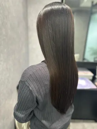 ロング 岩崎 恵実のヘアスタイル