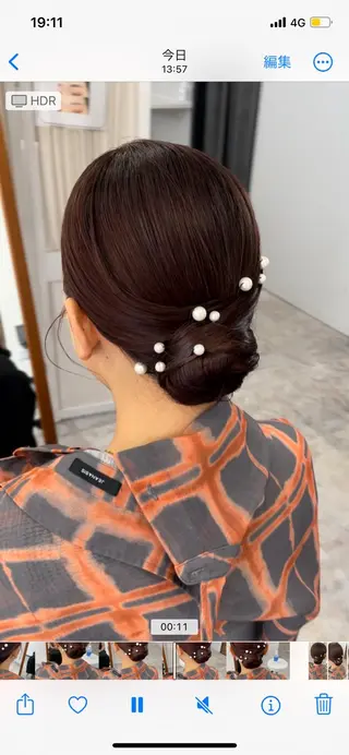 ヘアアレンジ ヘアメイク acoのヘアスタイル