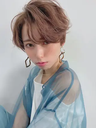 ショート カラー ⭐️Shelter by TOKYO⭐️のヘアスタイル