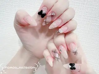 ネイル MoMoA Nail ネイル長さ出し専門店のネイルデザイン