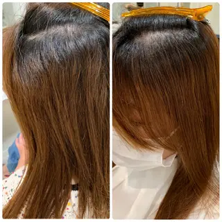 ミディアム カット講師 久保匠のヘアスタイル