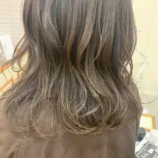 ロング カラー ボブ/美髪矯正 /佐藤　奈巳のヘアスタイル