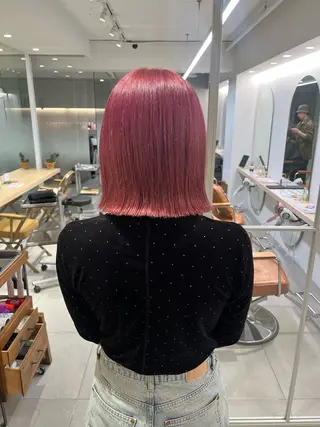 ミディアム カラー お洒落パーマ/ボブ ❄️Tomoka❄️のヘアスタイル