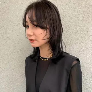 カラー オリーブ🎶アッシュ グレージュちひろ🧸のヘアスタイル