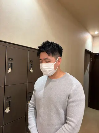 メンズ mahae 林のヘアスタイル