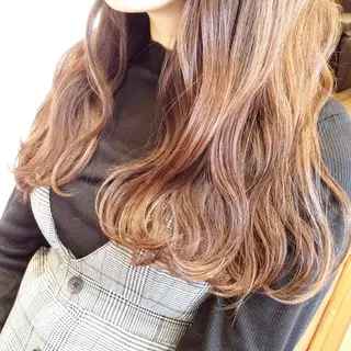 セミロング カラー 辨天 勇介のヘアスタイル