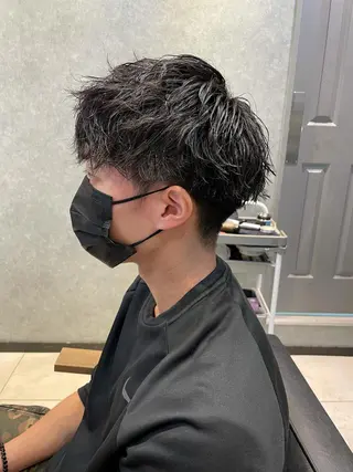 ショート パーマ ヘアアレンジ メンズ 🔥メンズ特化🔥 木村 祐太のヘアスタイル