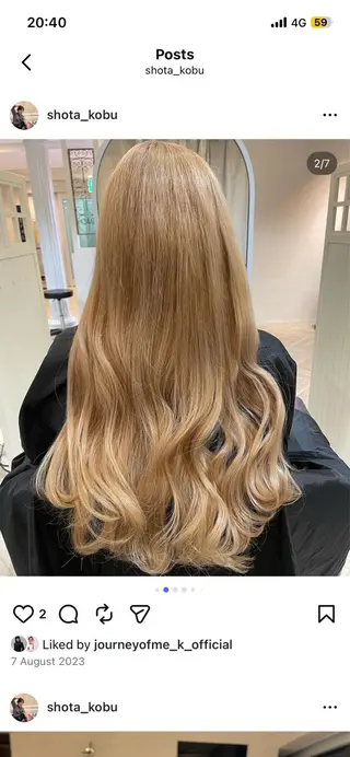 カラー ヘアアレンジ 🌹ミラクル美容師 🌹くっぽのヘアスタイル