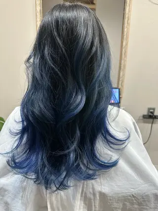 ミディアム カラー 福西晃希 【艶髪・髪質改善】のヘアスタイル