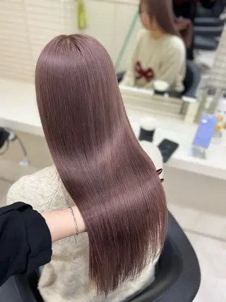ロング カラー 🤍韓国大人っぽ ベージュMAI🤍のヘアスタイル