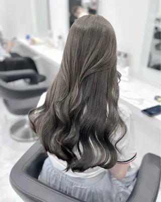 ロング カラー ヘアアレンジ ハッシュカット/レイ ヤーカットArataのヘアスタイル