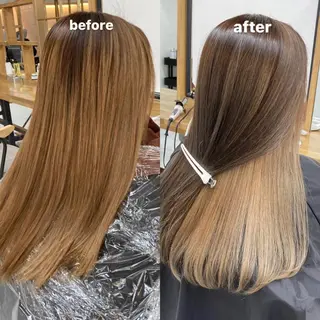 ロング 韓国レイヤーカット★ 小林大樹のヘアスタイル