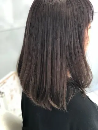 セミロング カラー クーポン お試し価格有り！のヘアスタイル