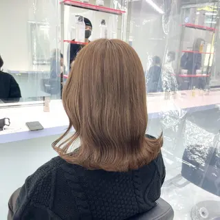 ロング カラー ウルフカットマスター みつきのヘアスタイル