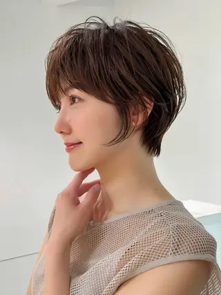 ショート taiga レイヤー /髪質改善/矯正🌈のヘアスタイル
