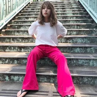 セミロング vivre libreのヘアスタイル