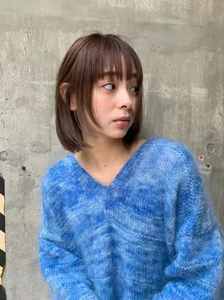 ミディアム 柔らかいカラー🎀 rinaのヘアスタイル