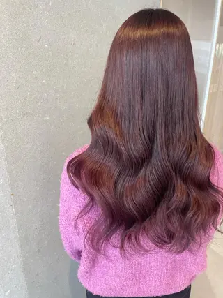ロング 齋藤 樹里のヘアスタイル
