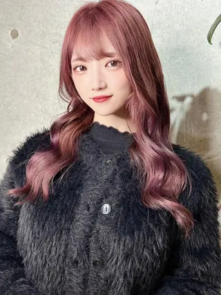 カラー かずくん🦩名古屋 ハイトーン/レイヤーのヘアスタイル