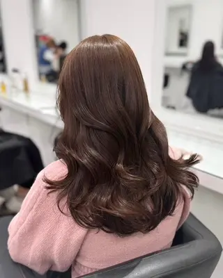 ロング 韓国トレンドヘア🤍 Chima🤍のヘアスタイル