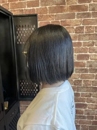 ミディアム カラー パーマ ヘアアレンジ メンズ キッズ ネイル マツエク・マツパ アイブロウ 久木原 ゆりのヘアスタイル
