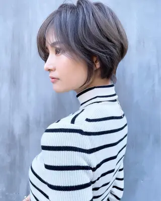 ショート ゆい 似合わせカットのヘアスタイル