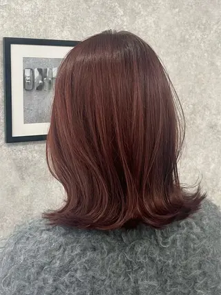 ミディアム 飛田 由貴のヘアスタイル