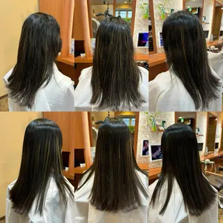 ロング 山口 博司のヘアスタイル