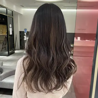 ロング パーマモデル募集🌈 森脇帆南のヘアスタイル