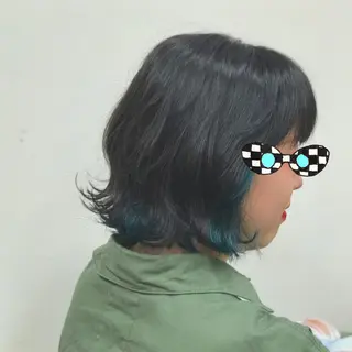 ショート カラー 岩谷/ブリーチ 🪽透明感カラーのヘアスタイル