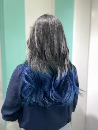 ロング 原 千景のヘアスタイル