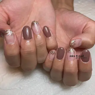 ネイル mks＊nail //  枚方長尾のネイルデザイン