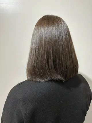 ミディアム 酸性ストレート/艶髪 /縮毛/sara❄️のヘアスタイル