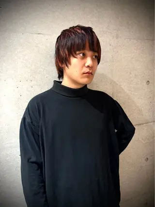 カラー メンズ デザインカラー⭐︎★ 🐆hyo🐆のヘアスタイル