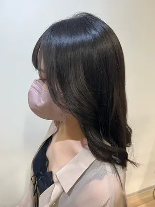 ロング カラー miku 三ノ輪のヘアスタイル