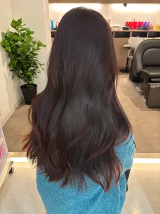 ロング カラー 🎀透明感× 赤み消し🎀正源のヘアスタイル