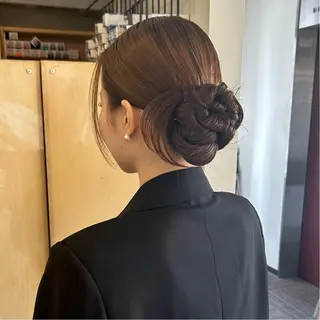 セミロング ヘアアレンジ 🫧透明感ボブ/ ハイトーン.nanoのヘアスタイル