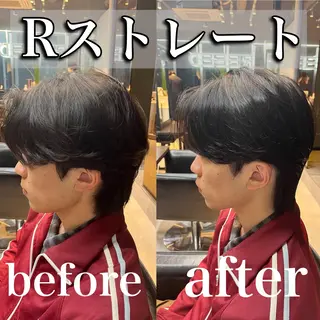 メンズ 毛流れが作れる 縮毛矯正/渡部純生のヘアスタイル