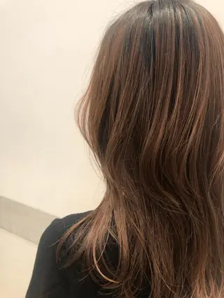 ロング メンズパーマ、カラー 大募集村上莉奈のヘアスタイル