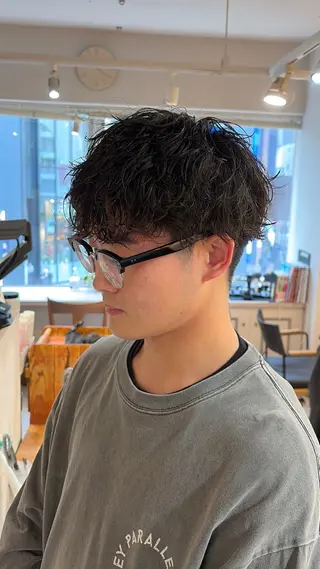 パーマ メンズ 🌞塙　湧貴🌞 スパイキーショートのヘアスタイル